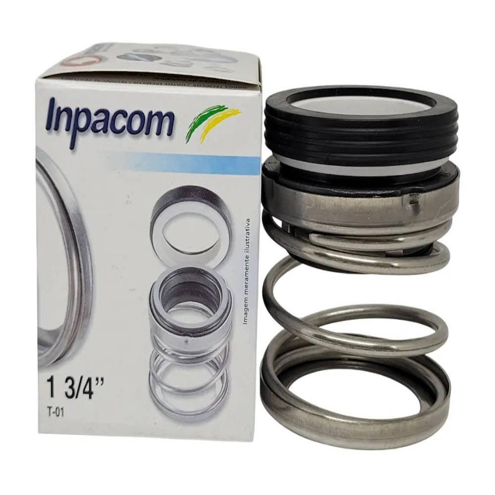 Selo Mecânico T-01 3/4" INOX/Cerâmica EPDM