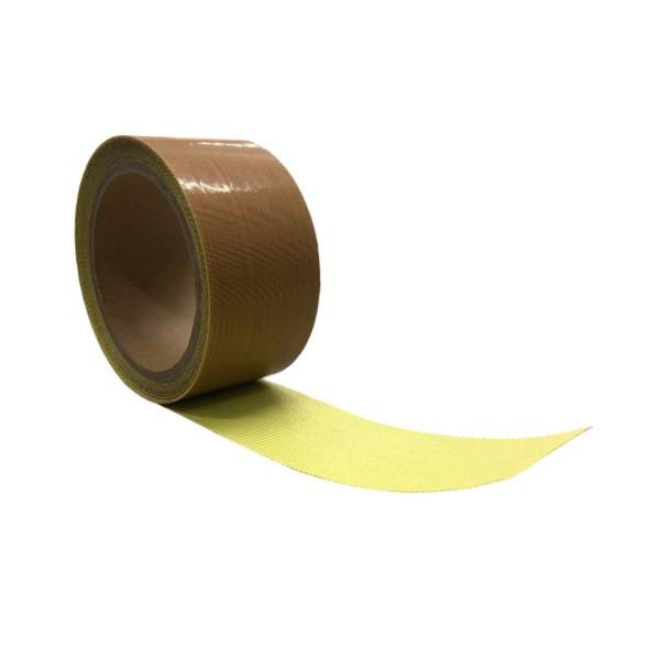 Fita Tecido Vidro Teflon 90 mmX30 M ESP 0,13 mm Amarela