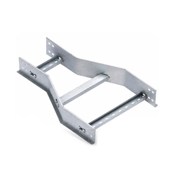 Redução Concêntrica para Leito Galvanizada Eletrolítica 600x100x19-300x100x19 mm com Aba Externa Chapa 18/18