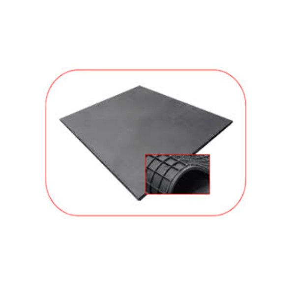 Tapete Isolante Elétrico Borracha 500x500x22 mm 20 kV Preto