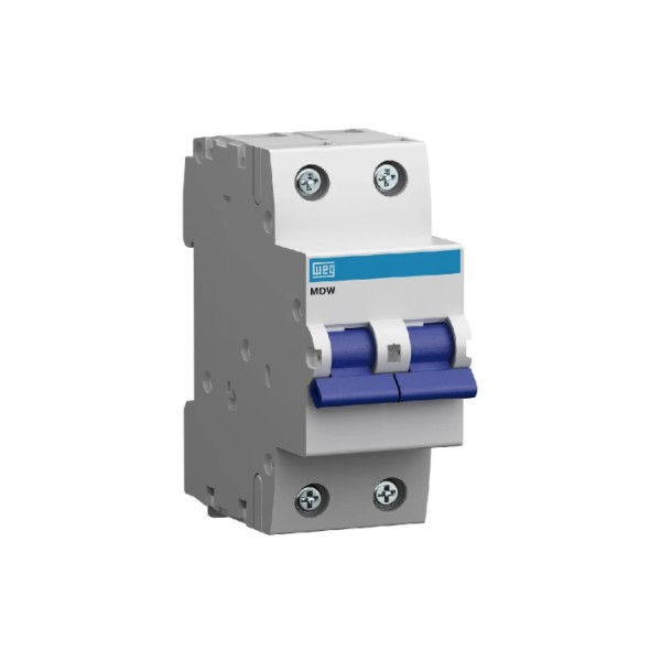Disjuntor Termomagnético Fixo Bipolar MDW C 125A 5 KA/3 KA 127/220VCA DIN