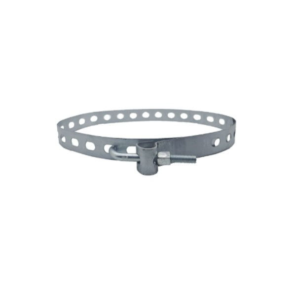 Abraçadeira Ajustável Galvanizada a Fogo para Poste 1100 mm com 1 Parafuso Tipo J BAP-4