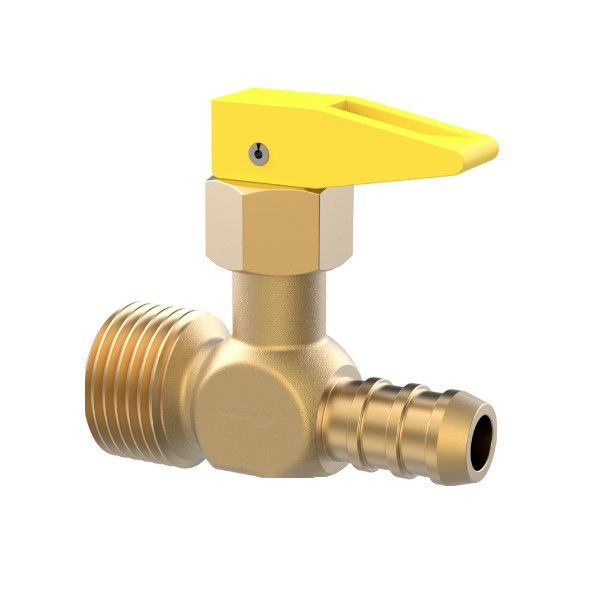 Registro Para Bloqueio Reto (180°) 1/2 NPT X 3/8 TM Predial 125