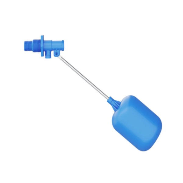 Torneira Boia NEO PVC com Balão Plástico para Caixa D'água 1/2"-3/4" com Haste de Cobre