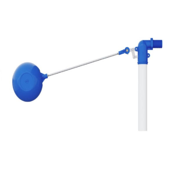 Torneira Boia PVC Vazão Total para Caixa D'água 1/2"-3/4"