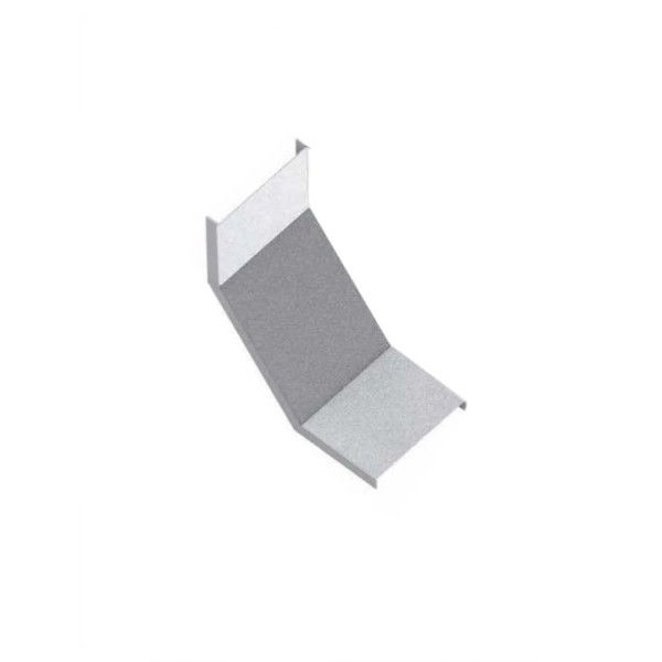 Tampa 90G Encaixe para Curva Vertical Interna INOX 100x50 mm