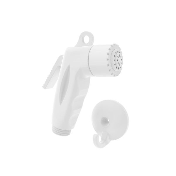 Ducha com Gatilho-Manual com Suporte 1/2" Branca POP