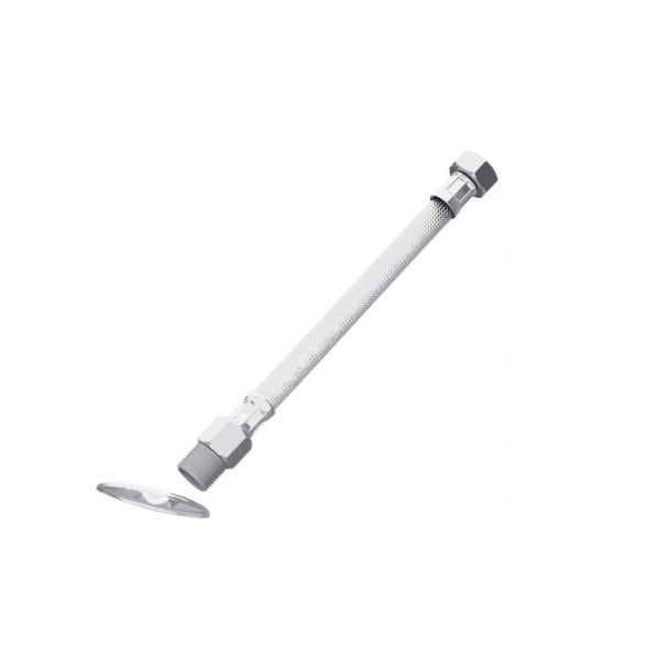 Ligação Flexível Malha INOX 1/2" 600 mm Cromada