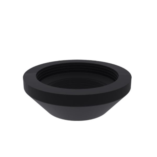 Anel Borracha Vedação Universal para Vaso Sanitário Preto