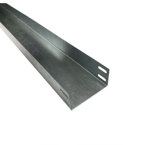 Eletrocalha Lisa Galvanizada a Fogo 100x100x3000 mm sem Tampa com Virola Chapa 16