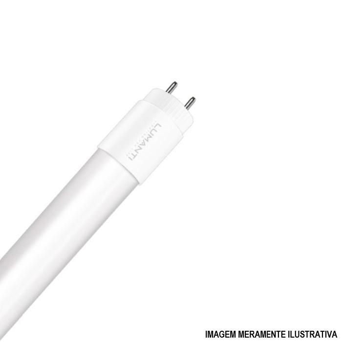 Lâmpada LED Tubular 18W T8 Vidro G13 Bivolt 6500K 1850 lm 120 cm 25.000H