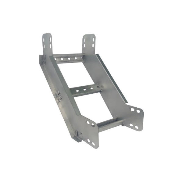 Curva 90G Vertical Galvanizada Eletrolítica Interna para Leito 500x100 mm com Aba Externa Chapa 18/18