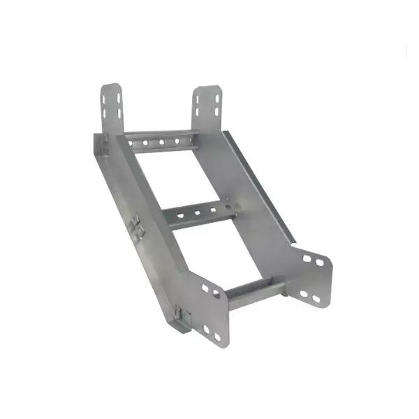 Curva 90G Vertical Galvanizada a Fogo Interna para Leito 200x100x19 mm com Aba Externa Chapa 18/18