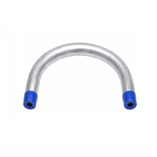 Curva 90G Alumínio SCHEDULE-40 para Eletroduto 2.1/2" com Rosca NPT NBR 5597 com 1 Luva