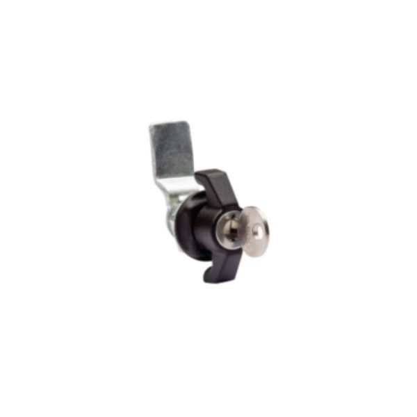 Fecho Lingueta com Manopla Tipo T Miolo Yale para Cadeado FE. Manopla T com Yale e para Cadeado A=25