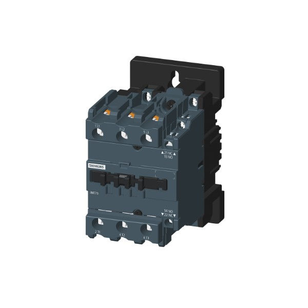 Contator Principal Tripolar 50A S3 1NA+1NF 110VCA 50/60 Hz 3MT7 Conexão para Parafuso