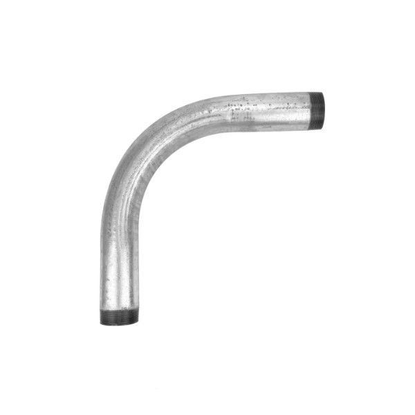 Curva 90G Galvanizada a Fogo para Eletroduto 2" com Rosca NPT NBR 5597
