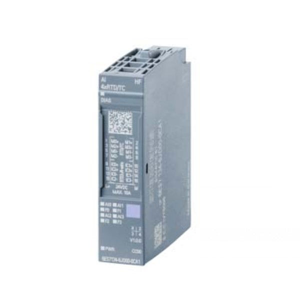 Módulo Expansão ET 200SP para Simatic 1,5W Entrada Analógica 4AI 16 BIT 24VCC ETHERNET Industrial