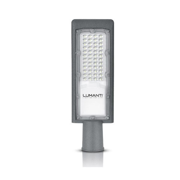 Luminária pública Led 50W Alumínio LED Urbana para Poste (Encaixe 53 mm) 5000K 6000 lm Bivolt IP66 35.000H