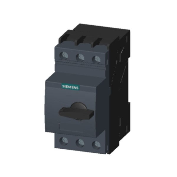Disjuntor Motor Tripolar 3RV23 20A Classe 10 com Acionamento Alavanca DIN S0 Conexão Parafuso