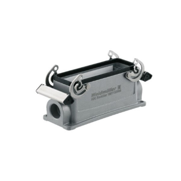 Base Multipolar Tomada 24 Polos Metálica com Travamento Lateral Cinza HDC 24B SBU