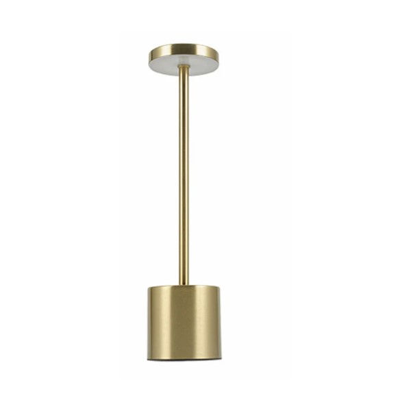 Luminária Mesa Recarregável Orbit ABS Bivolt Dourado