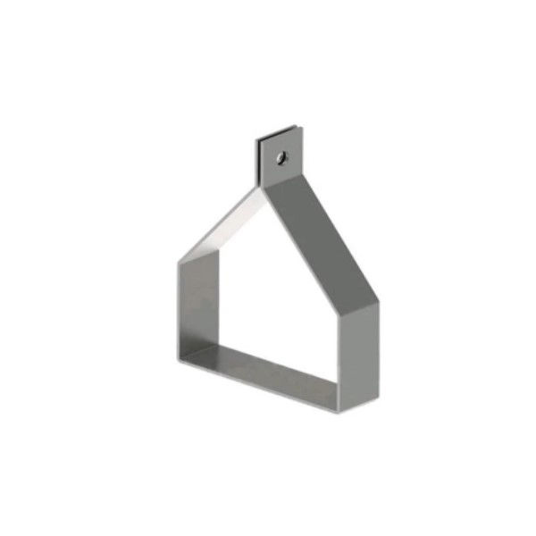 Suporte Balanço Aberto para Eletrocalha Suspensão Horizontal Galvanizado a Fogo 100x50 mm para Tirante