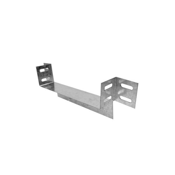 Flange Lisa para Eletrocalha Galvanizada a Fogo 100x50 mm