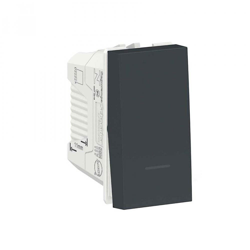 Módulo Módulo Interruptor Paralelo 10A/250VCA PVC Grafite Linha Graphite Orion