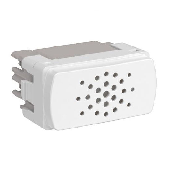 Módulo Módulo Campainha Cigarra 1 Módulo 220VCA PVC Branco Linha Miluz