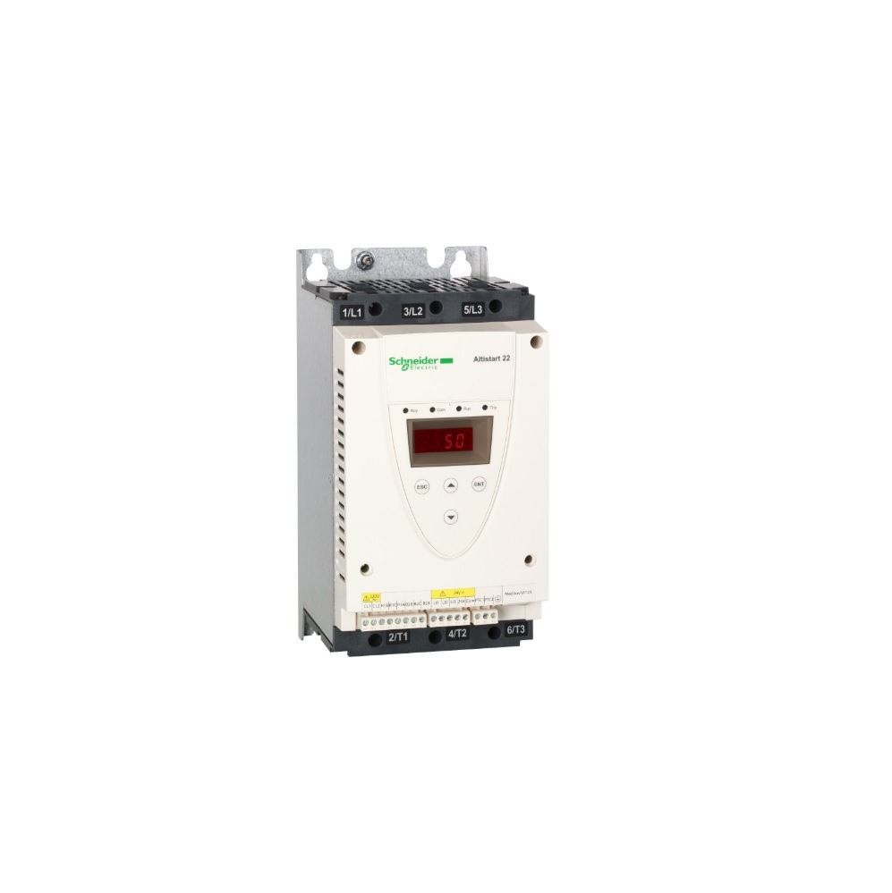 SoftStarter ATS22 220/380/440VCA 25/60/60 CV 47A 18,5/45/45 kW Tensão de Comando 220VCA IP20