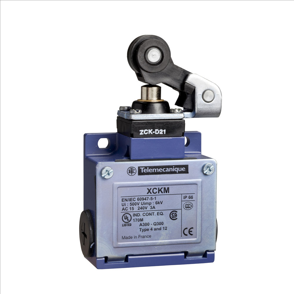 Fim de Curso Limit Switch Metálico com Alav/Rolete 1NA + 1NF