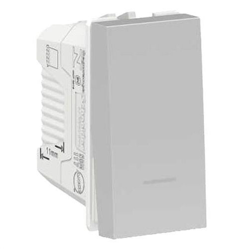 Módulo Módulo Interruptor Simples 10A/250VCA PVC Alumínio Metalizado Linha Aluminium Orion