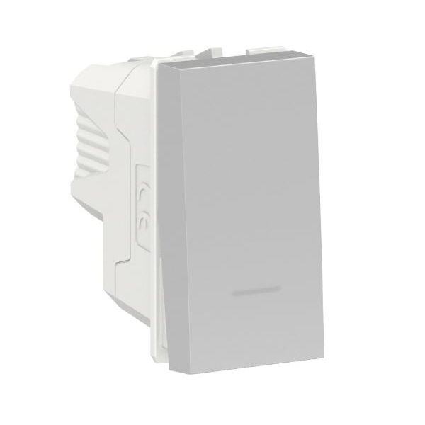 Módulo Módulo Interruptor Intermediário 10A/250VCA PVC Alumínio Metalizado Linha Aluminium Orion