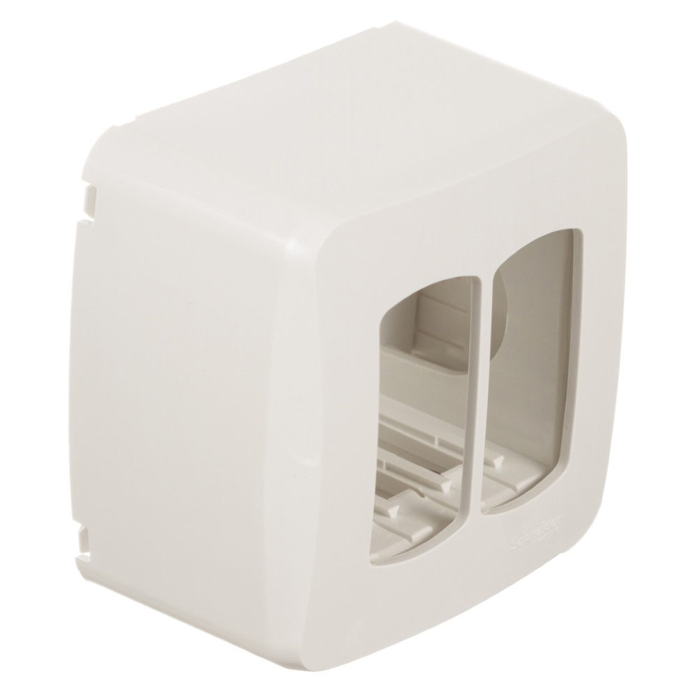 Caixa PVC Sobrepor para 2 Módulos Branca Dexson Miluz