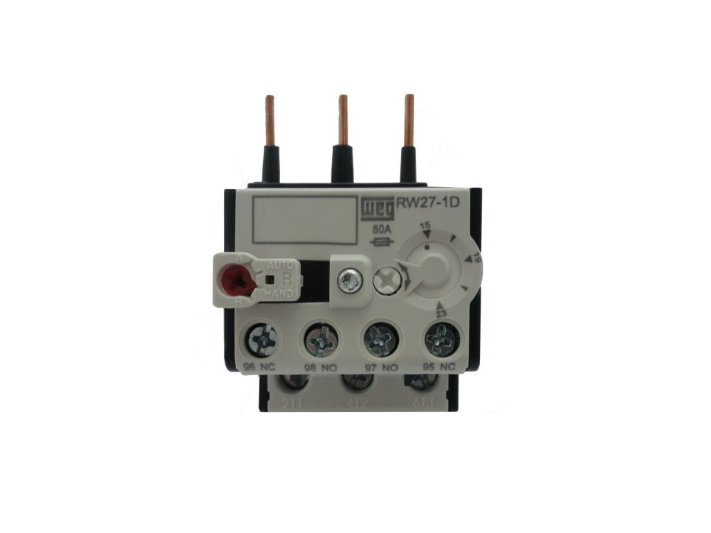Relé Sobrecarga Relé Sobrecarga Tripolar RW27-1D 15,0-23,0A 1NA+1NF para CWM9A CWM40 Conexão para Parafuso