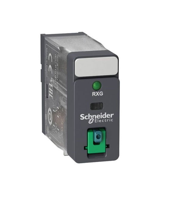 Relé Interface Relé Interface Eletromecânico RXG 5A 24VCC 2 Contatos Reversíveis com LED sem Base Plugável