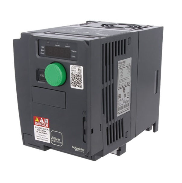 Inversor Frequência Inversor Frequência ATV320 3,00 CV/2,2 kW Serviço Normal 10A sem Filtro Trifásico com Display LCD 220VCA 50/60 Hz IP20 MODBUS Serial/Canopen