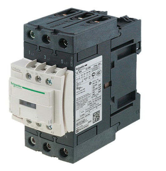Contator Principal Tripolar 40A 1NA+1NF 24VCA 50/60 Hz LC1D40 Tesys-d Conexão para Parafuso