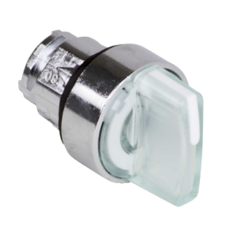 Cabeçote Cabeçote Botão 22 mm Metálico BR Iluminado Aro Cromado