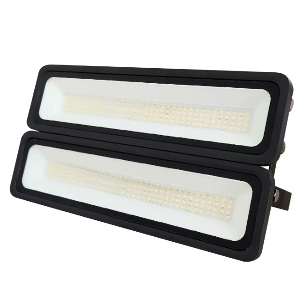 Projetor LED Retangular Modular 100W Alumínio Facciata 4000K 10000LM Bivolt IP66 25.000H
