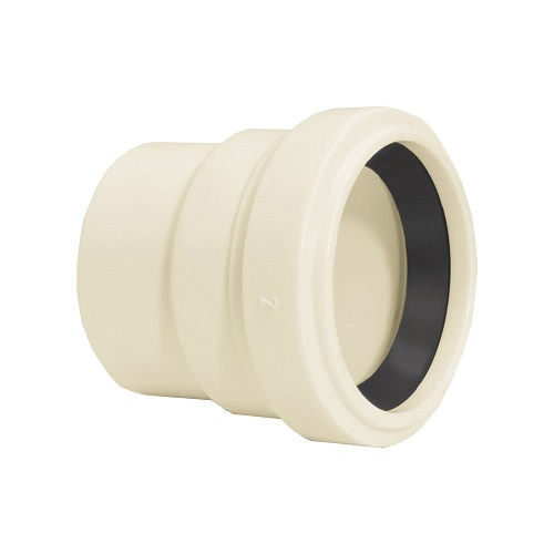 Adaptador PVC com Anel para Sifão para Saída Vaso Sanitário 40x38 mm Classe 8 Branco Esgoto