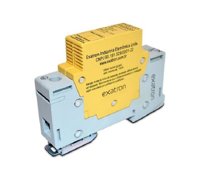 Dispositivo DPS Unipolar 45 KA 127/220VCA Proteção Contra Surto DIN SLIM Classe II e III