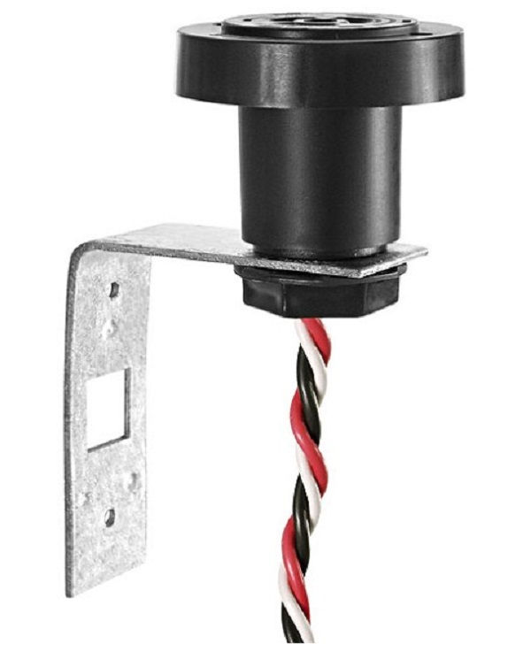 Base PVC para Relé Fotoeletrônico Giratório com Suporte Metálico 10A