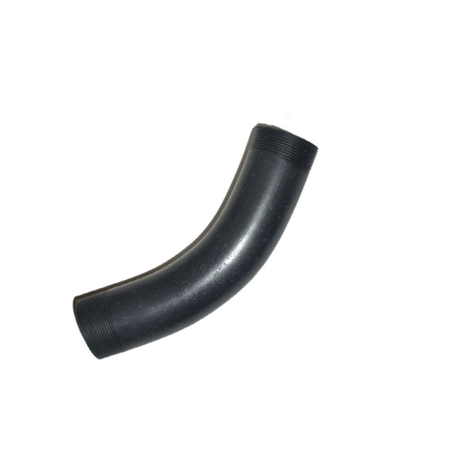 Curva 45G Longa PVC para Eletroduto 1.1/2" com Rosca BSP Preta