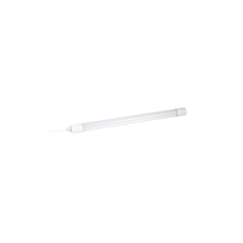 Luminária Comercial Led Luminária Comercial LED Sobrepor Tubular 18W PVC 6500K 1800 lm Bivolt 25.000H 120 cm