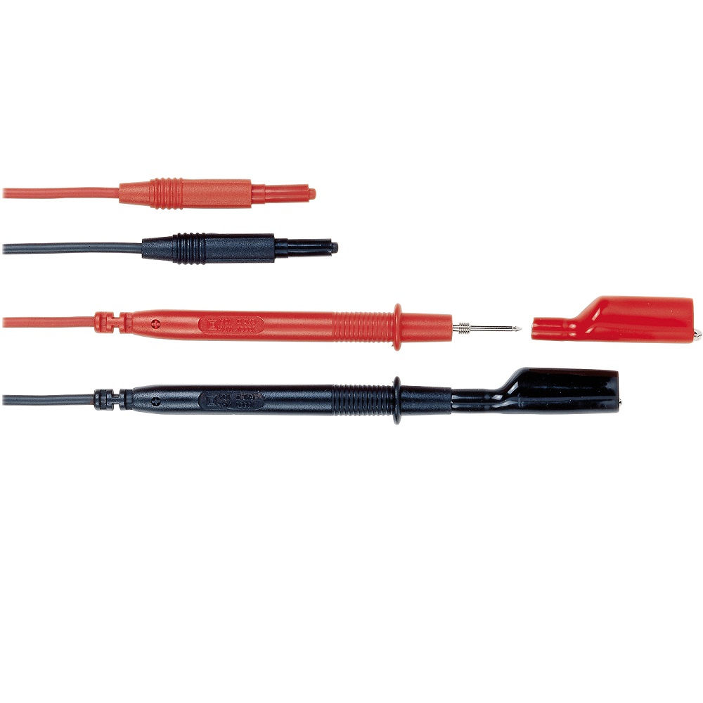 Ponteira Dupla com Garra Jacaré para Multímetro 10A 1000V AC/DC 900 mm Preta e Vermelha Categoria III e Categoria IV