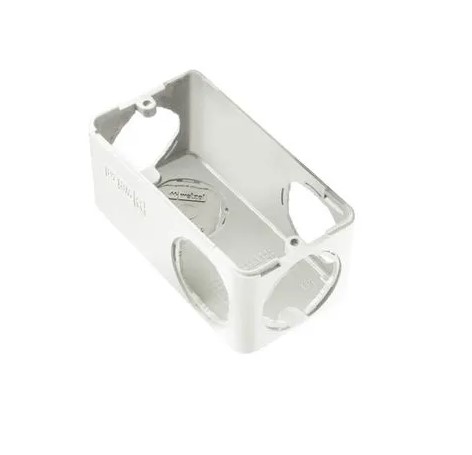 Condulete PVC Multiplo L 6 Saídas 1/2-3/4 Sem Rosca Sem Tampa Com Quatro Tampoes Sem Vedação Branco IP54 Wetzel S.A