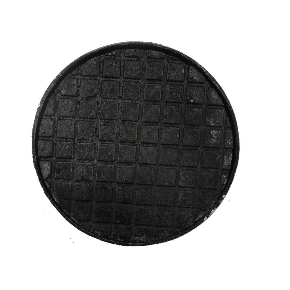 Tampa Ferro Fundido Redonda Cega para Caixa Inspeção 150 mm com Caixilho