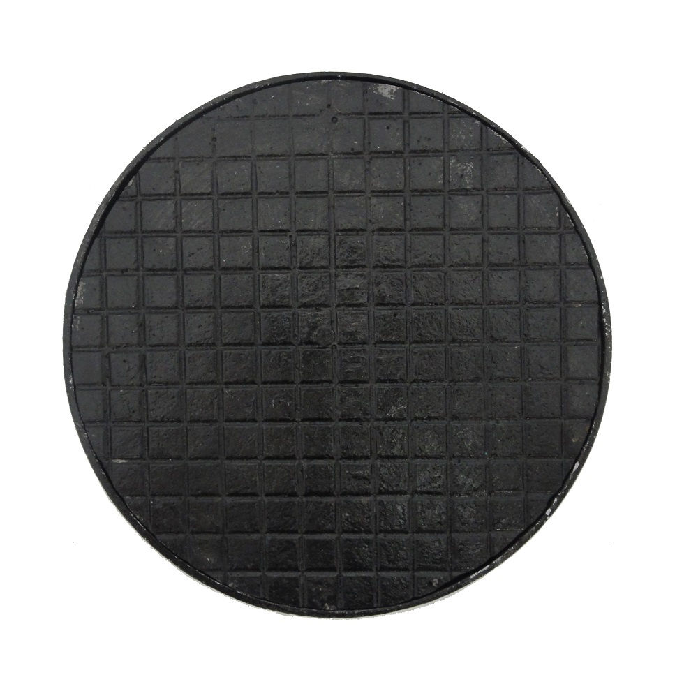 Tampa Ferro Fundido Redonda Cega para Caixa Inspeção 250 mm com Caixilho